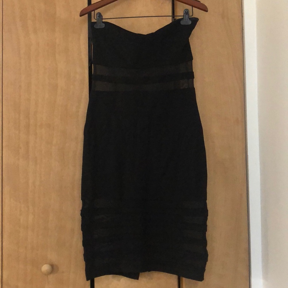 Charlotte Russe Strapless Black Dress
